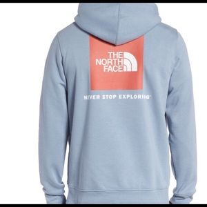 The Northface pullover hoodie (blue)